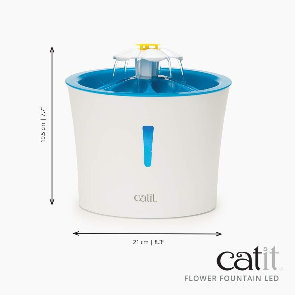 🐱💧 Reseña Completa: Fuente para Gatos Catit 43747W con Luz LED